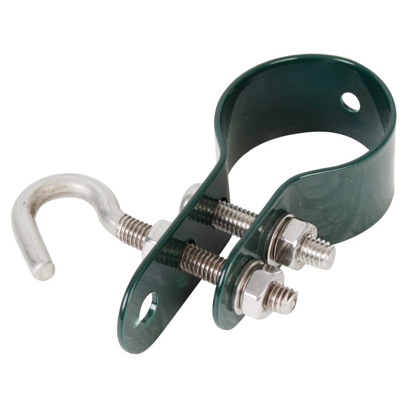 Grüne Schelle mit Metallhaken