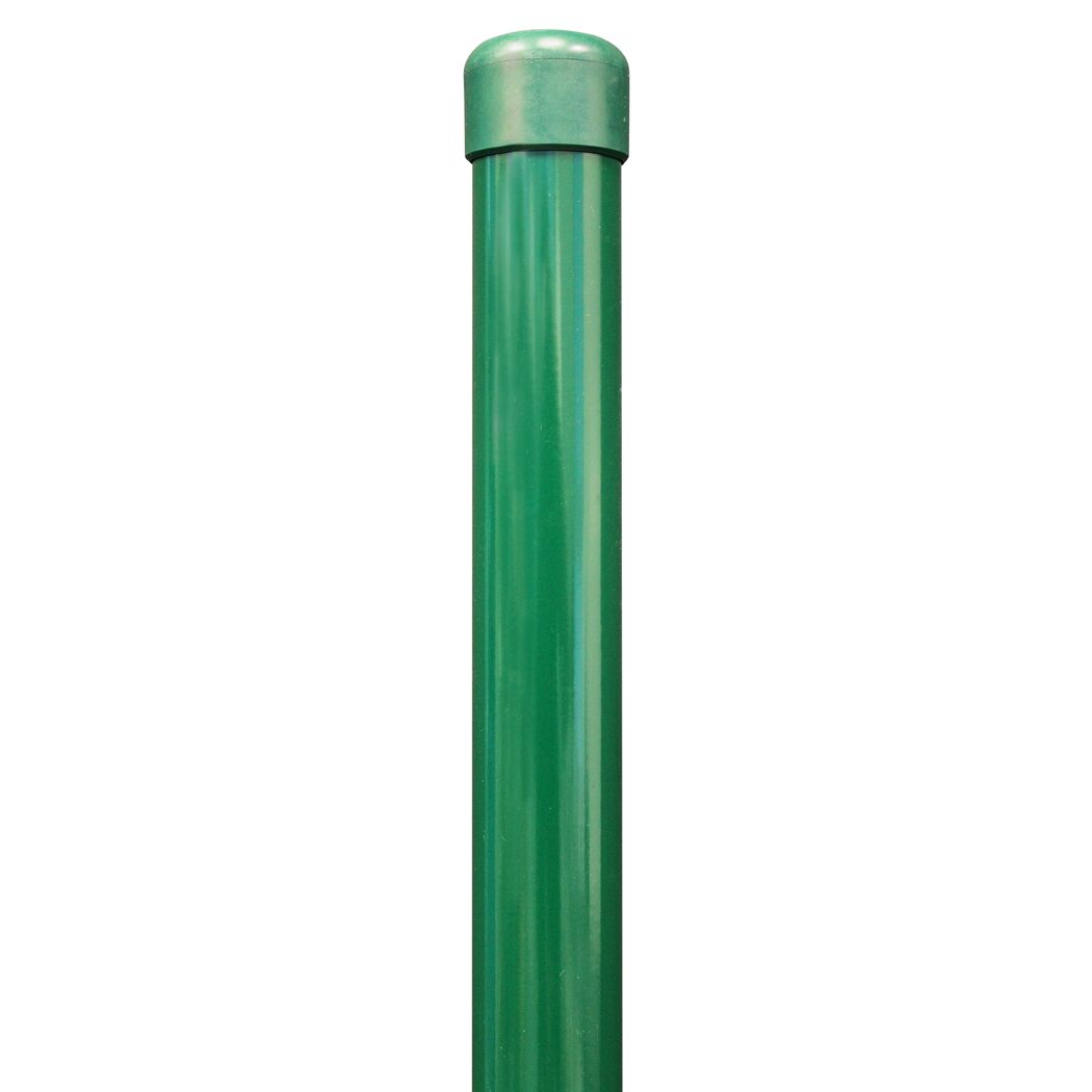 Grüner Zaunpfosten
