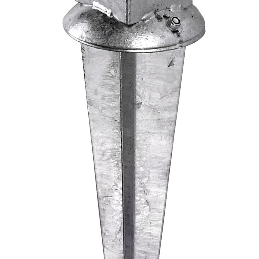 Einschlagbodenhülse 71 x 71 x 150 x 900 mm