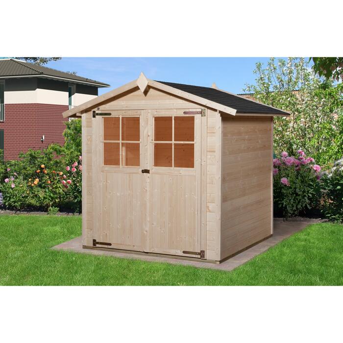 Weka Blockhaus Classic Mit Doppeltur Grosse 1 ǀ Toom Baumarkt