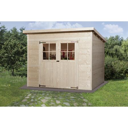 2. Bild von Blockbohlenhaus 'Nova' Größe 2, naturfarben
