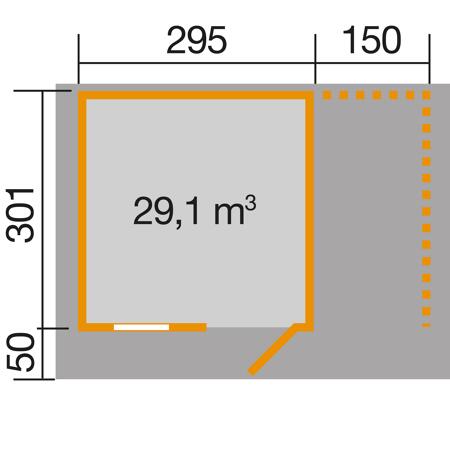 3. Bild von Blockbohlenhaus 'Helgoland Plus 4'