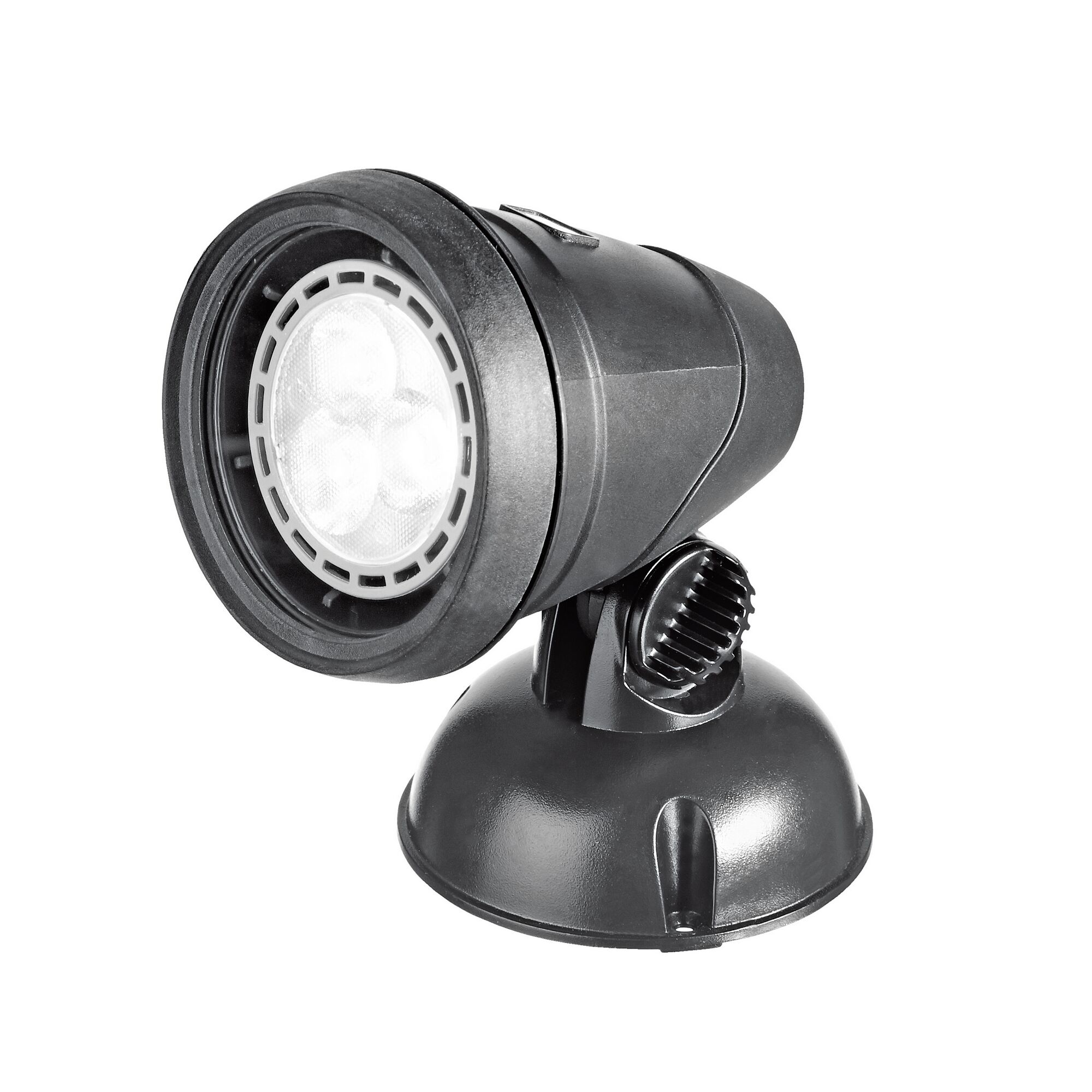 Schwarzer LED-Strahler Lunaqua