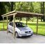 Auto unter einem Carport