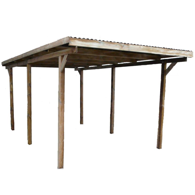 Einzelcarport 300x495 cm