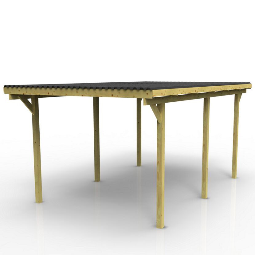 Einzelcarport 300x495 cm