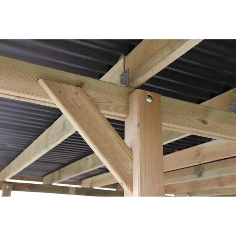 Doppelcarport 595 x 495 cm