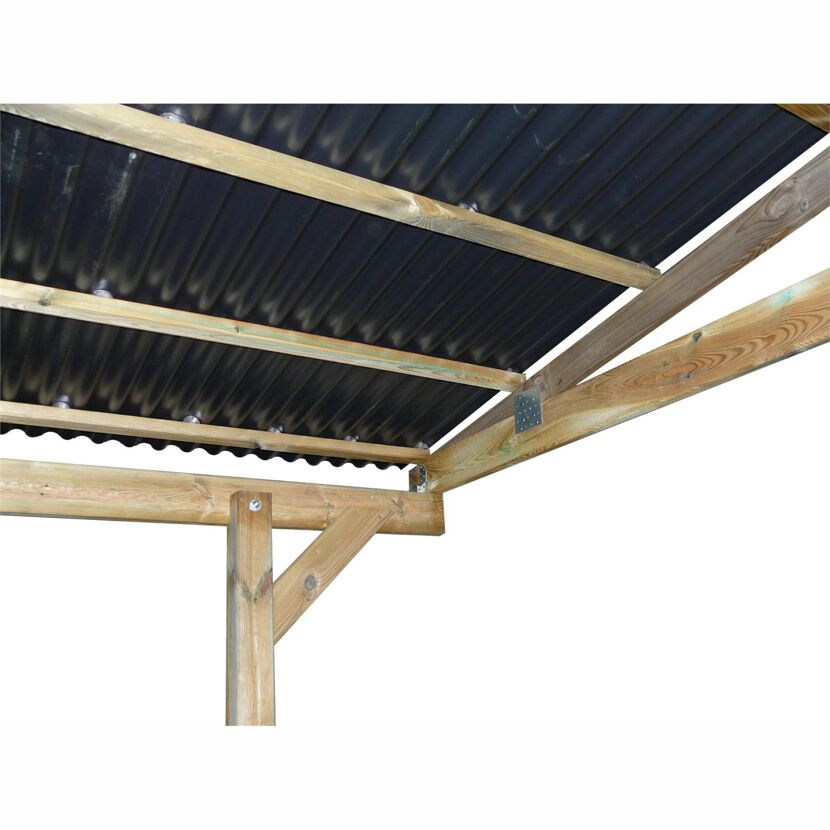 Einzelcarport mit PVC Dach
