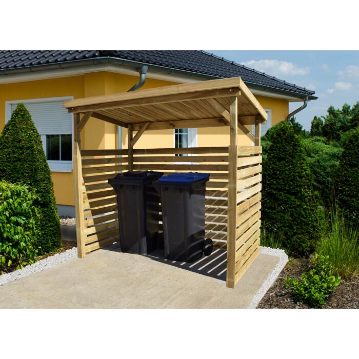 Brennholzlager, naturfarben, 260 x 204 x 130 cm ǀ toom Baumarkt