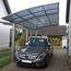 Einzelcarport 'Portoforte Typ 80 SC' edelstahlfarben 270 x 495 x 298 cm