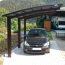 Einzelcarport 'Portoforte Typ 110 MR' mattbraun 270 x 495 x 298 cm