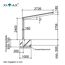 Einzelcarport 'Linea Typ 60 SC' edelstahlfarben 273 x 495 x 294 cm