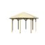 Pavillon Nice aus Leimholz, natur