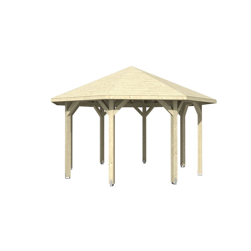 Pavillon Nice aus Leimholz, natur