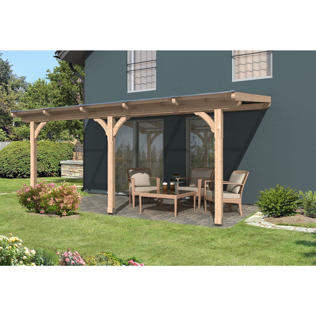 Terrassenüberdachung Rimini aus Douglasie