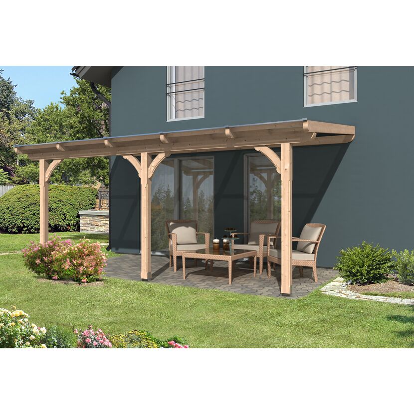 Terrassenüberdachung Rimini aus Douglasie