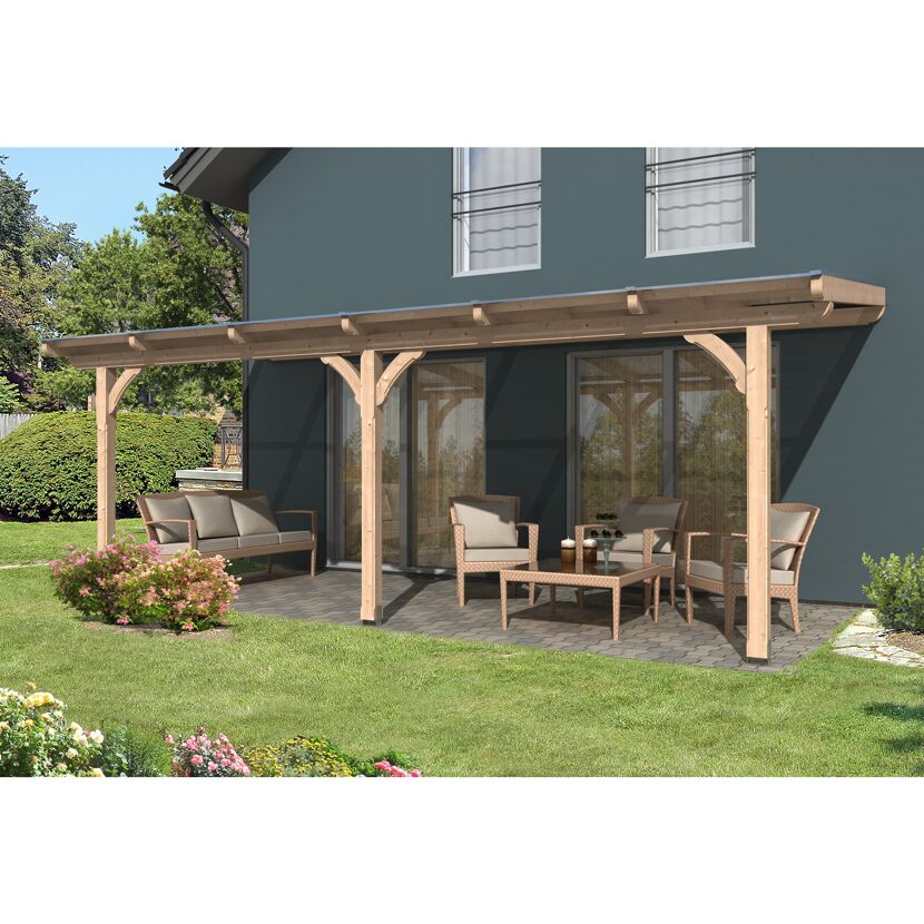 Terrassenüberdachung Rimini aus Douglasie