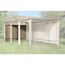 Holz Carport Rückwand