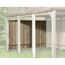 Rückwand für Carport aus Holz