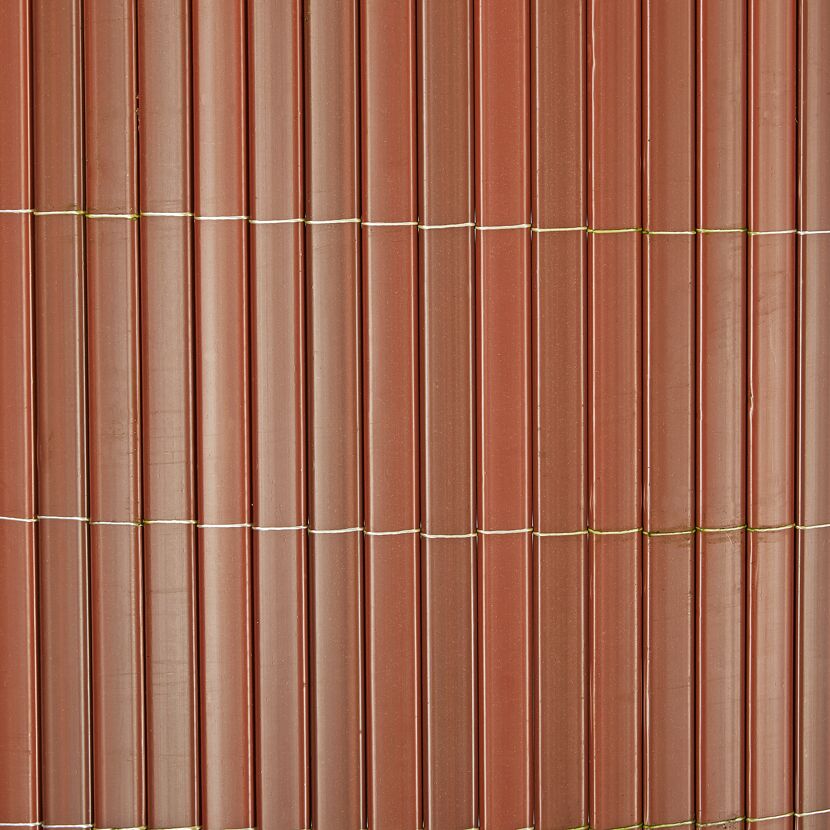 Sichtschutzmatte Rügen, Farbe Nussbaum