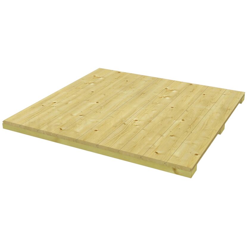 Holzfußboden für Cross Cube Haus Größe 3