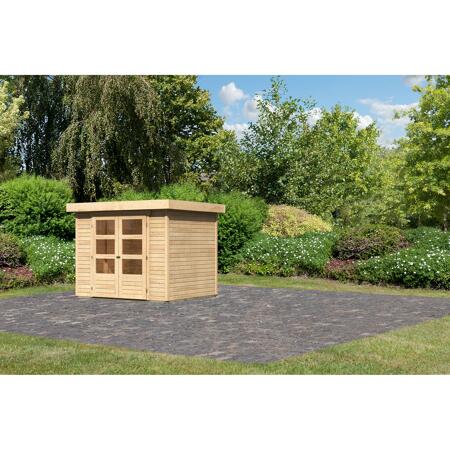 3. Bild von Gartenhaus 'Dornhan 3' 242 x 217 x 211 cm naturfarben