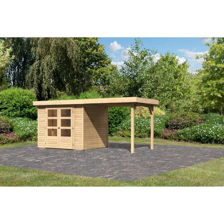2. Bild von Systemhaus 'Dornhan 3' Set 1 inkl. Anbau 462 x 217 x 211 cm naturfarben