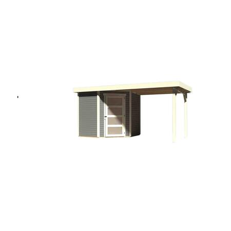 3. Bild von Karibu Systemhaus Dohren 3 Set 1  Anbau inkl. 2,20 m terragrau