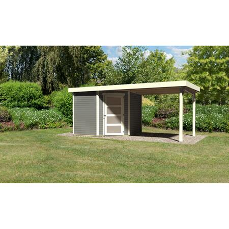 2. Bild von Systemhaus 'Dohren 5' Set 3 inkl. Anbau 497 x 246 x 218 cm terragrau