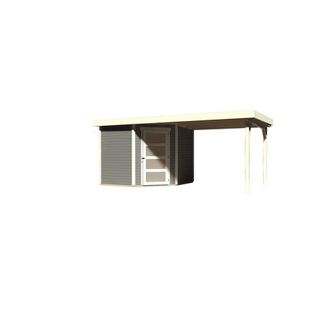 3. Bild von Systemhaus 'Dohren 5' Set 3 inkl. Anbau 497 x 246 x 218 cm terragrau