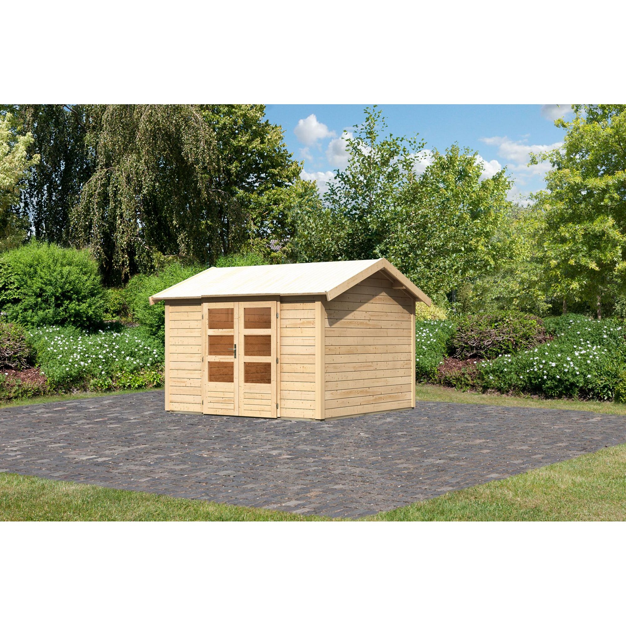 Kleines Gartenhaus aus Holz