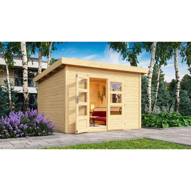 Bild von Systemhaus 'Borsum 3' 309 x 309 x 238 cm naturfarben