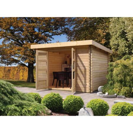 2. Bild von Gartenhaus 'Rieneck 3' 297 x 237 x 220 cm naturfarben