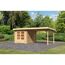 Gartenhaus Rieneck 4 Set 3 mit Anbau