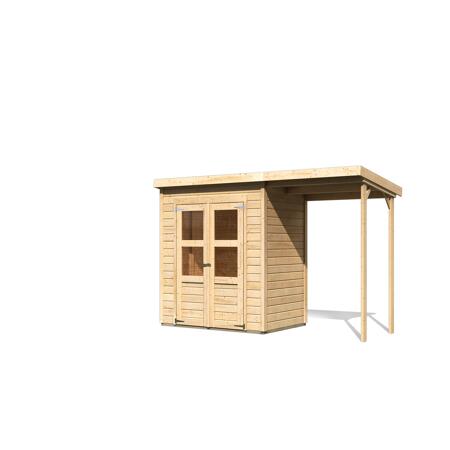 6. Bild von Flachdachhaus 'Heimfeld 1' naturfarben 182 x 126 x 220 cm naturfarben