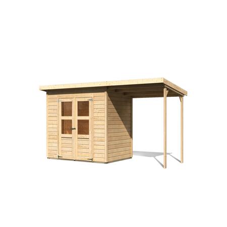 5. Bild von Flachdachhaus 'Heimfeld 2' naturfarben 212 x 154 x 220 cm naturfarben