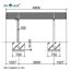 Einzelcarport 'Linea Typ 80 WW' weiß 273 x 495 x 294 cm