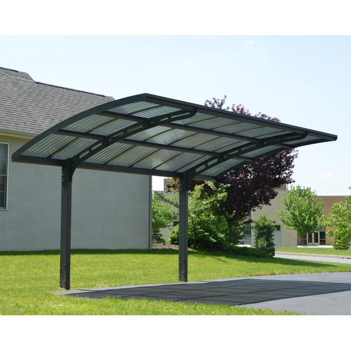 Palram Carport Arizona 5000 Anthrazit 289 X 495 X 274 Cm Ç Toom Baumarkt