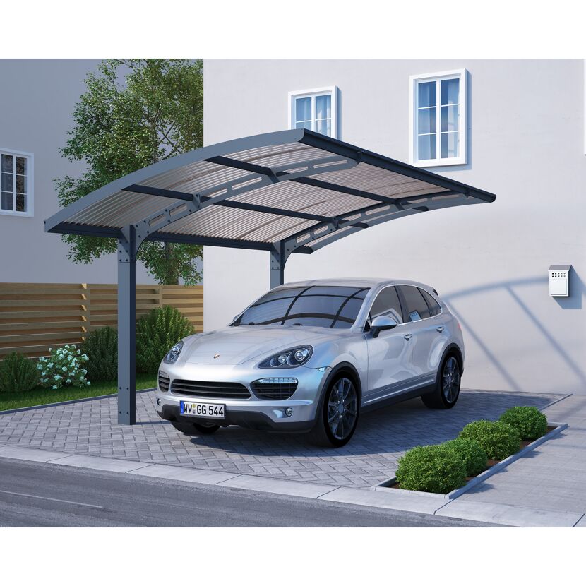 Auto steht unter Carport Arizona