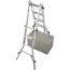 Teleskopleiter mit Holmv. 4x4 Spr.