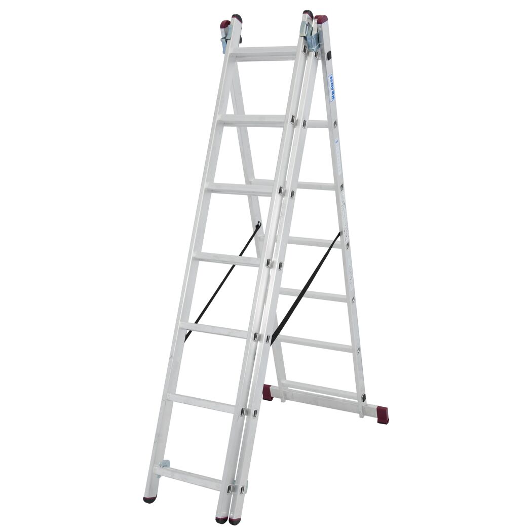 Vielzweckleiter KRAUSE, 3x7 Sprossen