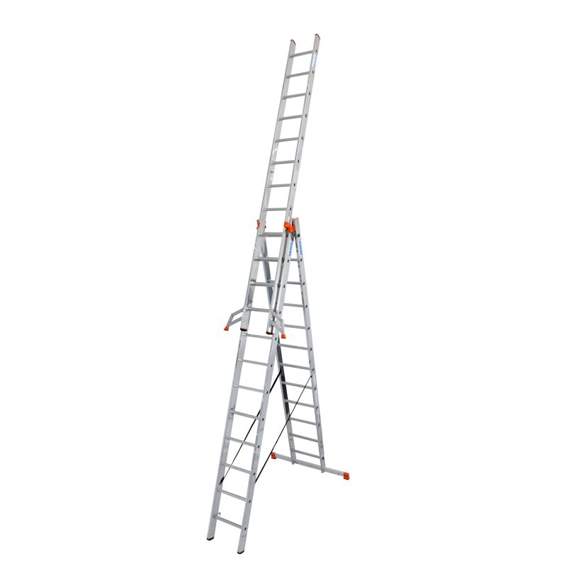 Ausziehbare Alu-Mehrzweckleiter