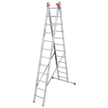 Alu-Mehrzweckleiter, ausgeklappt