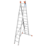 Verkleinertes Bild von Vielzweckleiter mit Treppenfunktion 'Tribilo' 3 x 12 Sprossen