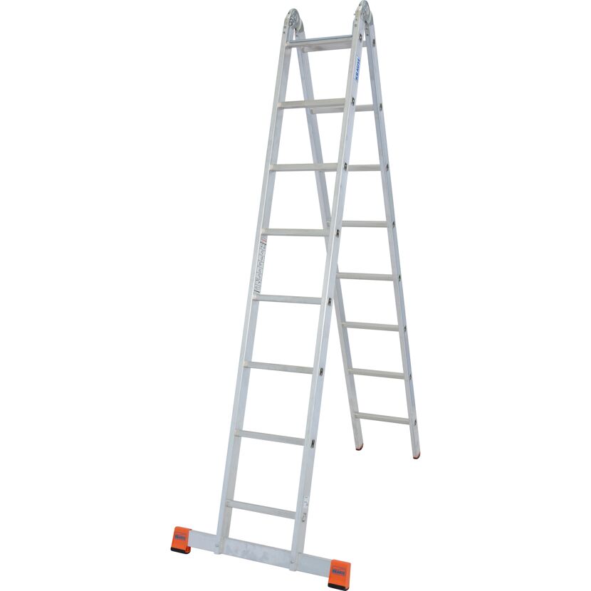 Aluminium-Gelenkleiter ausgeklappt