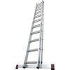 Schiebeleiter 'Corda' 2 x 11 Sprossen