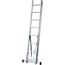Aluminium Mehrzweckleiter mit 2 x 8 Sprossen