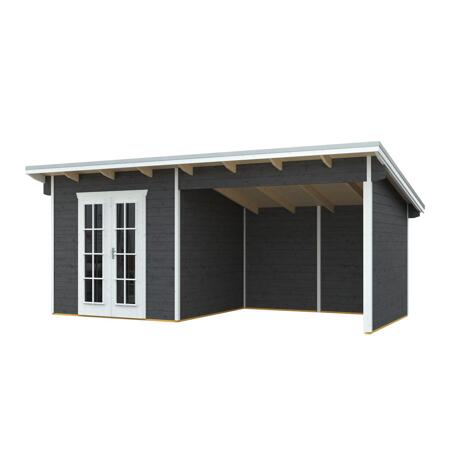 3. Bild von Gartenhaus 'Texel' 550 x 250 cm schiefergrau