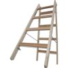 Sprossenstehleiter 'Stabilo' Holz 2 x 4 Stufen