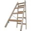 Sprossenstehleiter 'Stabilo' Holz 2 x 4 Stufen